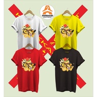 MARIO WORLD BOWSER CHARACTER T-SHIRT - SUPER MARIO BROSS TSHIRT TYPE 3