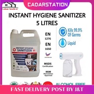 ✶5L Hand Sanitizer Isopropyl Alchohol (IPA) 75 Alcohol Disinfectant Alcohol Hand Sanitizer 消毒 医用酒精✍