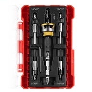 TCT Countersink Set Carbide-tipped Alloy Dual-slot Design 82-degree Screw Angle