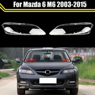 For Mazda 6 M6 2003~2015 Car Front Headlight Glass Headlamps Transparent Lampshade Auto Light Lamp S