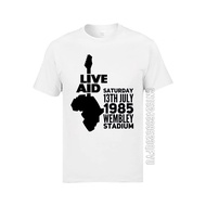 2025 NEW Live Aid Rock Music T-shirts Queen Electronic Guitar Hip Hop H8YM