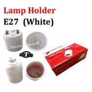 E27 / ES Lamp Holder 218 WHITE