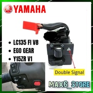 ESPADA YAMAHA LC135 V8 Fi / EGO GEAR / Y15ZR V1 / EGO AVANTIZ PNP HANDLE DOUBLE SIGNAL SWITCH LH LAM