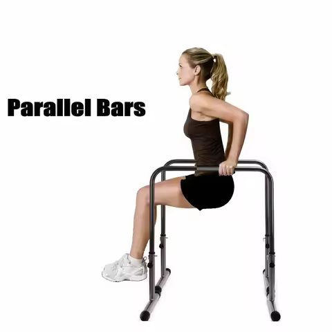 Portable Fitness Home Parallel Bars Can Load 200KG, Horizontal Bar Workout Dip Bar Dip Station, Push