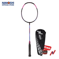 Nimo Raket Badminton Passion 300 Black Pink + Free Tas &amp; Grip