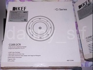 全場獨家👍🏻一對全新 KEF 港行 Ci200.2CR 白色 Hi-Fi Speaker 喇叭 一對 (可作天空聲道喇叭 Dolby Atmos Speaker) 媲美 B&W / Elac