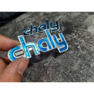 🔴พร้อมส่ง ของอยู่ไทย🔴 [น้ำเงินแก้ว] โลโก้ชาลี honda chaly cf50 cf70    KM9.4604🔴ไม่มีได้ไม่แน้ว🔴