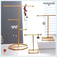 ROSEGOODS Jewelry Storage Rack Metal Display Rack DIY Organizer