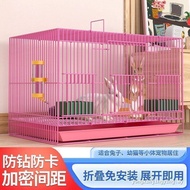 Rabbit Cage Household Extra Large Young Rabbit Rabbit Cage Guinea Pig Cage Small Mouse Cage Chinchil