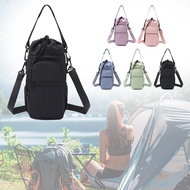 800-1000ml Water Bottle Bag With Strap Portable Holder Water Bottle Bag With Pocket Carrier Bag K8a6