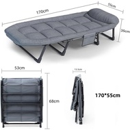 【ready stock】Camping Cots Kerusi Malas Katil Lipat Camping Katil Single Bed Folding Bed Portable Bed Camping bed for Adults  Adjustable Lounge Chair