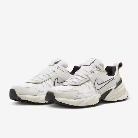 Nike genuine V2K Run Men's and Women's Breathable Cushioned Retro Running Shoes FN6703-100