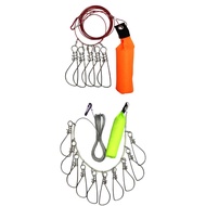 [Homyl478] Fishing Stringer Clip High Strength Portable Fish Lock Outdoor Fish Stringer