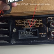 Soket DSP 20 Pin - Soket Digital Signal Processor 20 Pin Venom Pandora/ SoundWave/ Codia/ Zevox dll