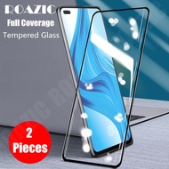 ROAZIC [2 Cái] Cho OPPO A93 Bảo Vệ Màn Hình 9H Độ Cứng Rõ Ràng Kính Cường Lực Full Bìa Bảo Vệ Phim