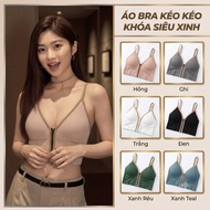 Premium zip-up bra