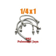 SUS 304 U-Bolt Stainless Steel U-Bolt 1/ 4 x 1