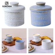 SONONIA Butter Crock for Bread and Toast Butter Keeper for Dining Hotel Household