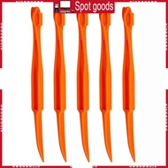 XI 5Pcs Plastic Orange Peeler Remover Multifunctional Easy Open Fast Peeling  Citrus Lemon Cutter St