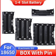 3.7V Battery Holder Storage Box / DIY Batteries Clip with Hard Pin / Durable Battery Container 1/2/3/4 Slots Battery Container / 18650 Power Bank Hard Cases