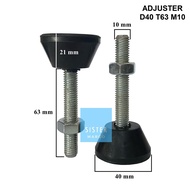 D40 T63 M10 Chair Table Stable Leg Rubber Adjuster