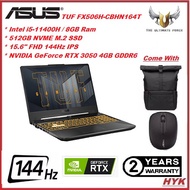 ASUS TUF F15 FX506H-CBHN164T / FX506L-IHN146T GAMING LAPTOP (I5-11400H/8GB/512GB SSD/15.6 FHD 144HZ/GTX3050 4GB/W10/2YRS