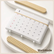 ROLLENDAR C240A Made in Korea Eco Friendly Sliding Perpetual Desk Calendar with 2 Black Markers