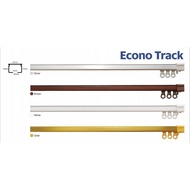 Economy Curtain Rail Fullset Curtain Rod Economy Vitrase Iron/ Aluminum Box Curtain Economy