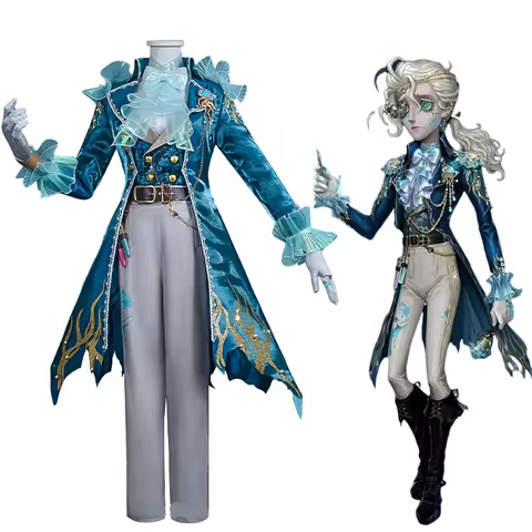 Identity V Cosplay Costume Set Composer Cos Ghost Sail New Skin Cosplay Clothes Set Girl Women Adult