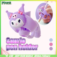 Shipped In 24 Cm.length 78mm Pencil Holder Silicone Material There Is A Cartoon Pattern. Den Trainin