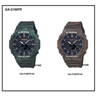 G-Shock นาฬิกาคาสิโอข้อมือผู้ชาย รุ่น GA-2100FR-3A,GA-2100FR-5A สายเรซิน สินค้ารับประกัน1ปี