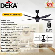 SYK Free Shipping Deka Pro 46 Inch F5DC F5DCL Ceiling Fan 5 Blades Ceiling Fan Elektrik Kipas Siling