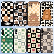 【B+14】Lovely Chessboard Bear for OPPO A1 A98 F23 A3S A5 A3X A3 pro A5  A9 A5S A7 A8 A31 A12 12S A12E
