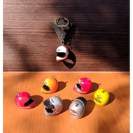 GANTUNGAN Cafe racer Helmet Keychain