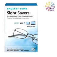 博士倫 - Bausch + Lomb Sight Savers 美國製 多用途鏡片清潔紙巾100 張 (平行進口) (95855)