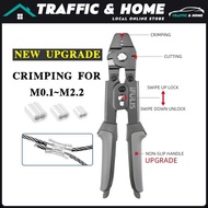 Wire Rope Crimping Cutting Tool 2 in 1 Pliers M0.1~M2.2mm Ferrule Crimper Cable Lug Crimping Tool Se