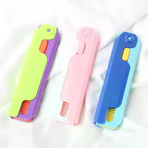 3D Gravity Straight Comb Small Radish Comb Cute Relief Fidget Toys Travel Out Cute Model Comb