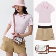 23 original order Korean golf women's suit top golf summer casual elastic band shorts shoulder strap waist bag J.LINDEBERG Titleist DESCENNTE Korean Uniqlo ✵