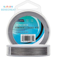 1roll Tiger Tail Wire Nylon-coated Stainless Steel Wire Stainless Steel color 0.5mm about 196.85 Fee