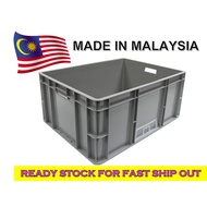 TM Polybox TM463 Light Grey Heavy Duty Plastic Container Made In Malaysia Size 670 x 503 x 288 mm