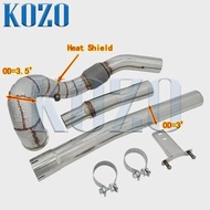 Downpipe  kit For audi a3 s3 2.0t MK7 golf R Quattro