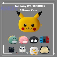 for Sony WF-1000XM5 Case Protective silicone Cute 1000XM5 WF1000XM5 Cartoon Covers Bluetooth Earphone Shell Headphone Portable