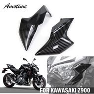 ฝาครอบไฟหน้าสำหรับ Kawasaki Z 900 Z900 2020 2021 2022อุปกรณ์เสริมมอเตอร์ไซค์2023ด้านหน้าปิดจมูก amt