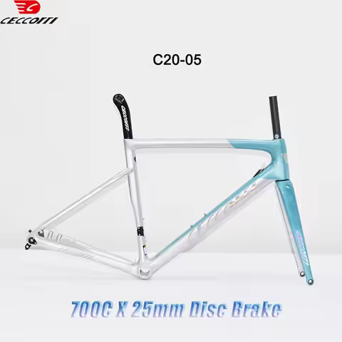 CECCOTTI-Carbon Road Bike Frame RF20 model Disc Brake Bicycle Frameset T1000 Carbon Fiber BSA thread