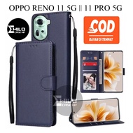 Case Flip Wallet Oppo Reno 11 5G/ Reno 11 PRO 5G Premium Flip Case Leather Wallet - Hp Wallet Case