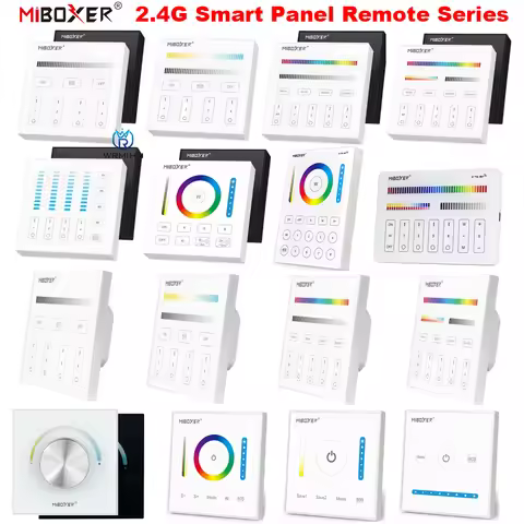 MiBoxer B0 B1 B2 B3 B4 B5 B8 T1 T2 T3 T4 P0 P1 P2 P3 P4 Brightness/CCT/RGB/RGBW/RGBCCT 2.4G Smart Pa
