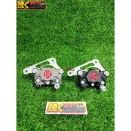 Caliper Set 2POT Front For Wave 125 Caliper And Bracket