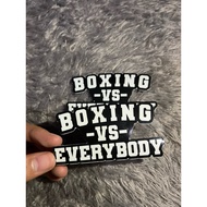 BOXING STYLE VS EVERYBODY herex STICKER