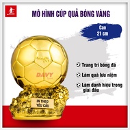 GOLDEN BALL CUP model in many sizes, personal awards, soccer awards