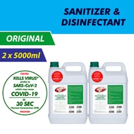 [KKM compliance] Magic101 Hard Surface Sanitizer Disinfectant Cleaner (READY TO USE) 5L X 2 Bottles